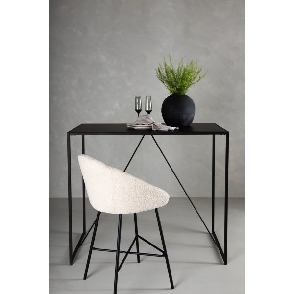 Brea barbord 120 x 60 cm - Svart