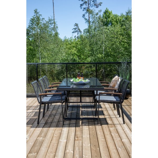 Dallas matbord 193 x 90 cm - Svart Dallas matbord 193 x 90 cm - Svart