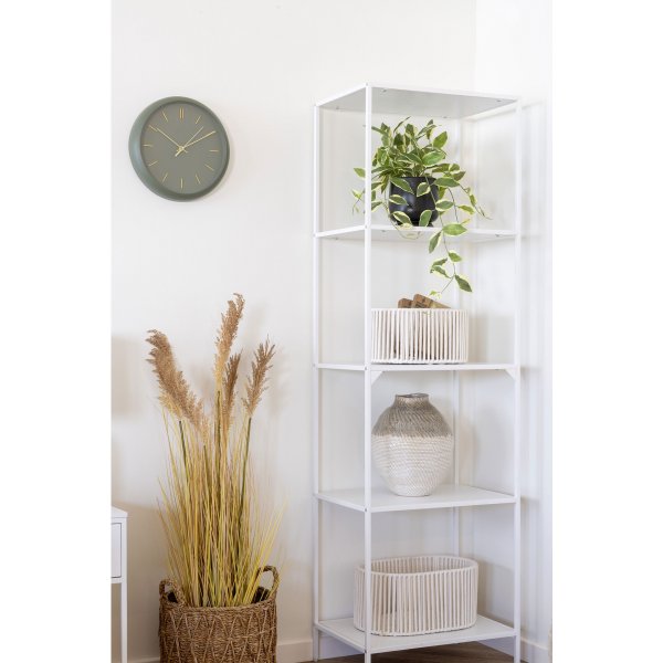 Vas 30,5 cm hög - Vit/grön Vas 30,5 cm hög - Vit/grön