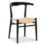 Matgrupp Pegani matbord i marmor inkl 6 st Berit matstol - Mrk marmor/natur repsits