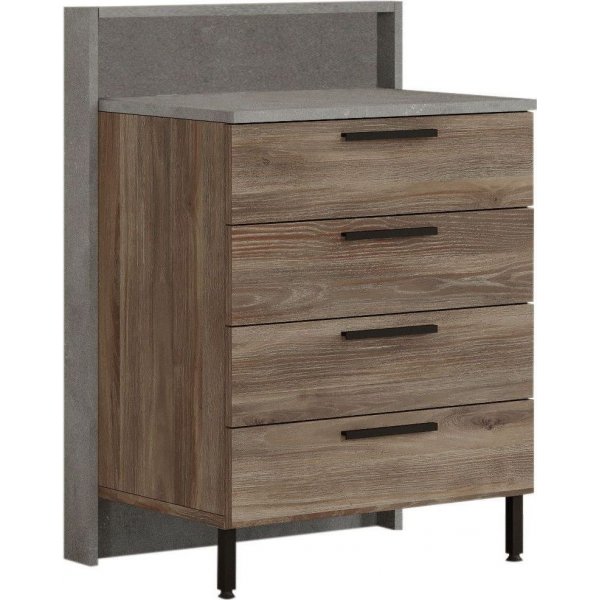 Commode Home - Marron/gris