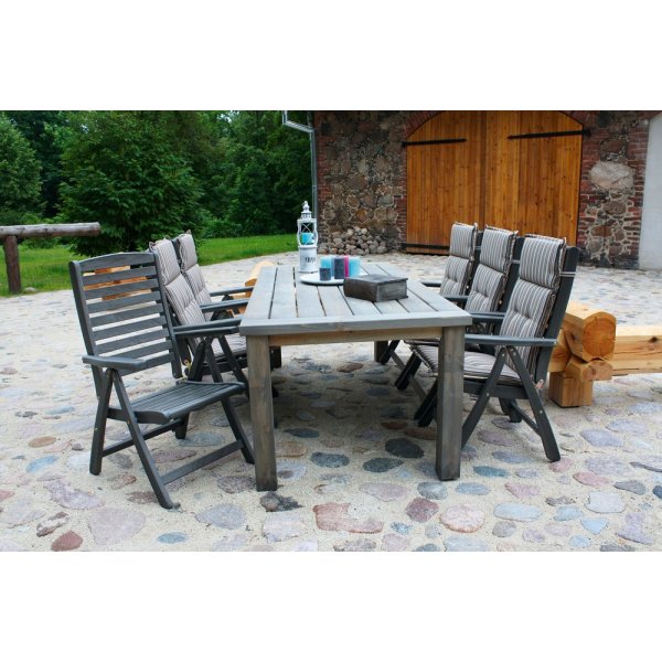 Matbord Kingston 220 cm - Grå Matbord Kingston 220 cm - Grå