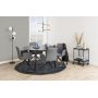 Roxby matbord 140 cm - Svart