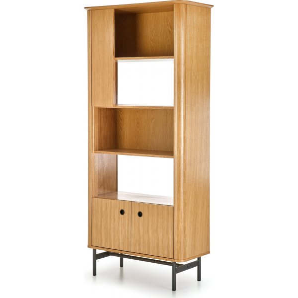 Giga bokhylla 97 cm - Ek/svart Giga bokhylla 97 cm - Ek/svart