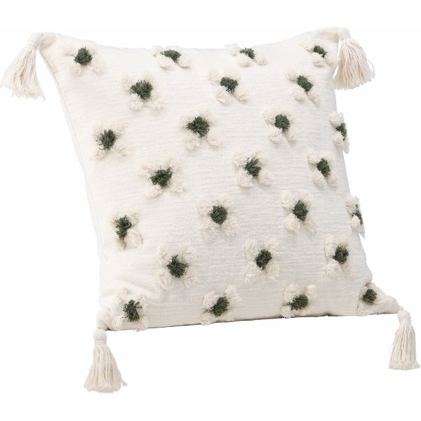 Millie kussenhoes 45 x 45 cm - Wit