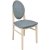 Chaise de salle  manger Bernardin - Gris clair