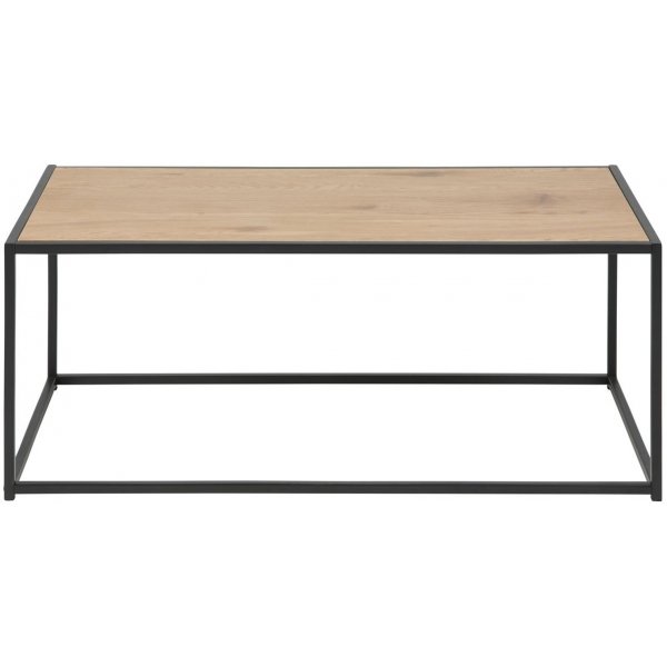 Table basse Seaford 100 x 50 cm - Chêne/noir Table basse Seaford 100 x 50 cm - Chêne/noir