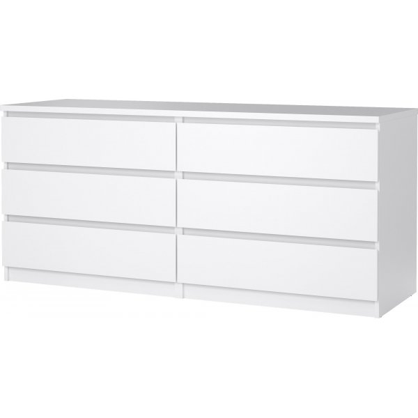Naia ladekast met 6 lades - Wit Naia ladekast met 6 lades - Wit