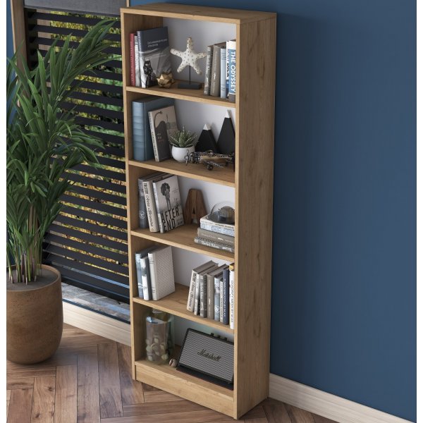 Hector boekenkast 15 - Walnoot Hector boekenkast 15 - Walnoot