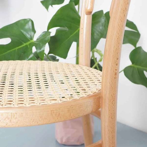 No 14 matstol med rottingsits - Valfri frg p stomme