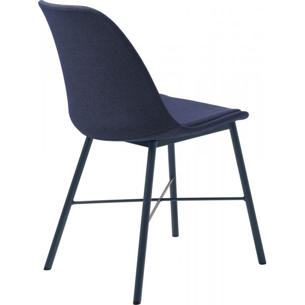 Chaise Cara en tissu bleu Chaise Cara en tissu bleu