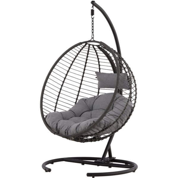 Bacolod hngstol - Svart/Mrkgr