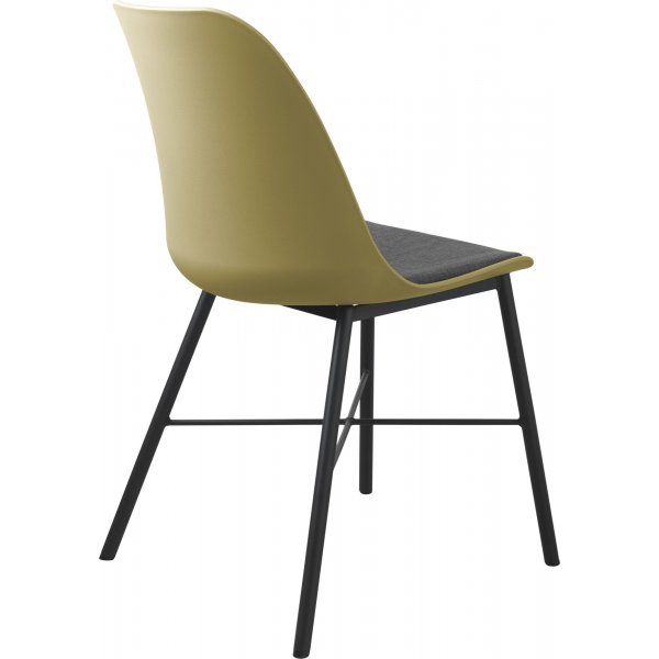 Chaise Oman jaune clair avec coussin d'assise Chaise Oman jaune clair avec coussin d'assise