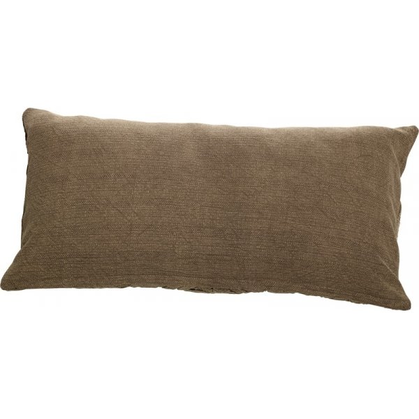 Selma kussenhoes 45 x 90 cm - Bruin