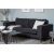 Aspen 3-sits soffa - Svart