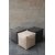 Pouf en alun - Beige