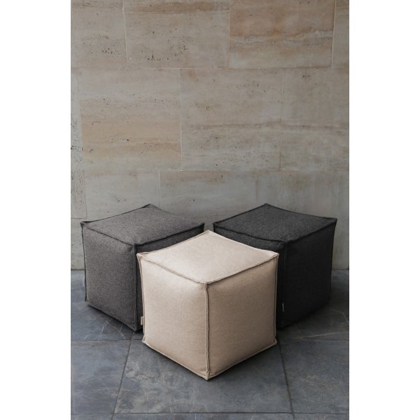 Pouf en alun - Beige Pouf en alun - Beige
