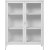 Vitrine Brisbane 80x40x101 cm - Blanc