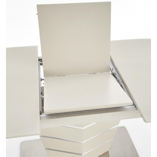 Table  manger extensible Randi 140-180 cm - Champagne / Chrome