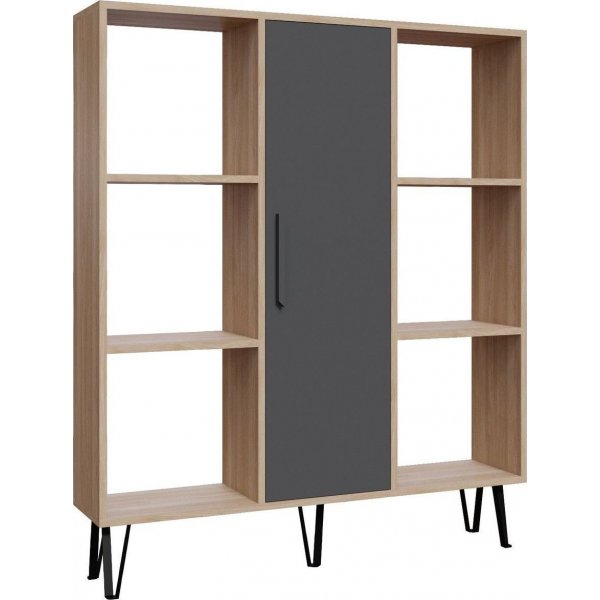 Bibliothque Peoria - Chne/anthracite