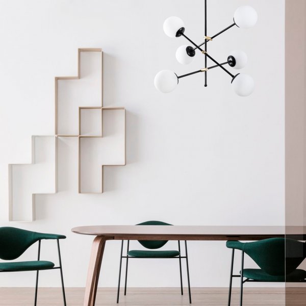 Marty taklampa 105 - Svart/vit Marty taklampa 105 - Svart/vit