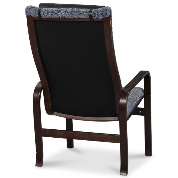 Fushion ftlj i frskinn scandinavian grey - Mrk valnt