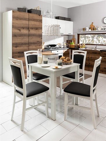 Table à manger Bryk 69 x 69 cm - Blanc Table à manger Bryk 69 x 69 cm - Blanc