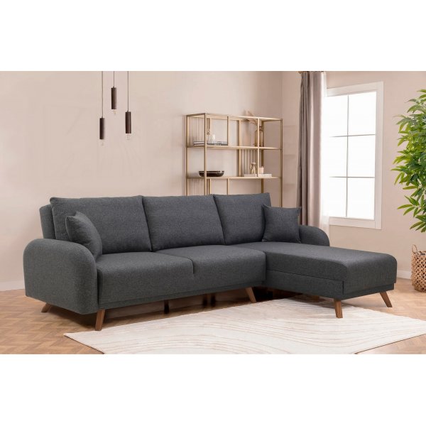 Kronos slaapbank Antraciet