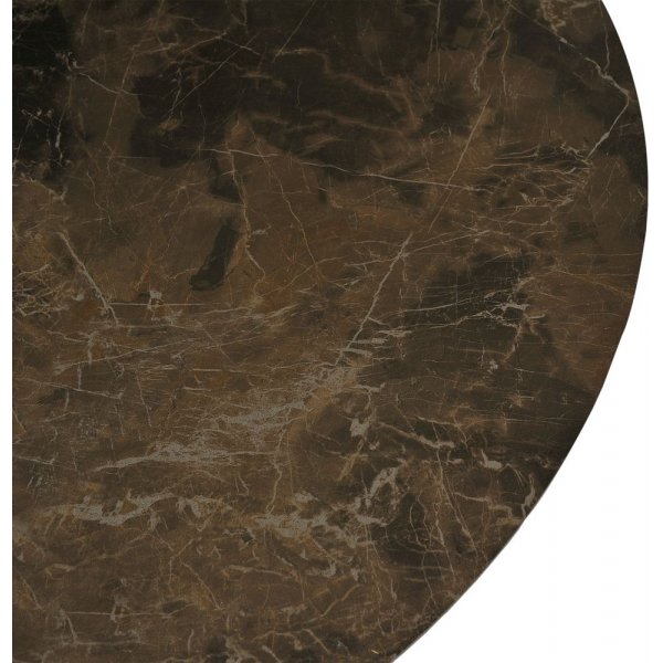 Table basse Pandora Ø100 cm - Imitation marbre marron Table basse Pandora Ø100 cm - Imitation marbre marron