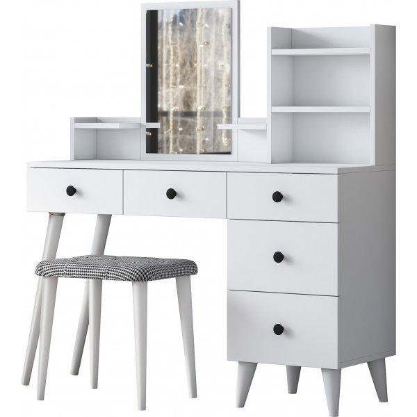 Bijou kaptafel 1, 122 x 40 cm - Wit Bijou kaptafel 1, 122 x 40 cm - Wit