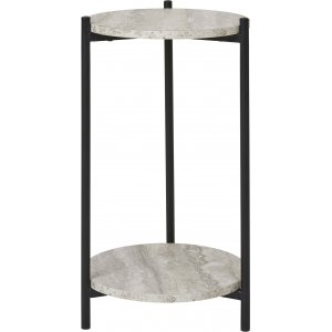 Table d'appoint Leuven 27 cm - Noir/beige