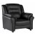 Fauteuil Lotas en PU noir COPY