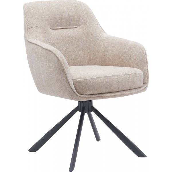 Option fauteuil - Lin/noir Option fauteuil - Lin/noir