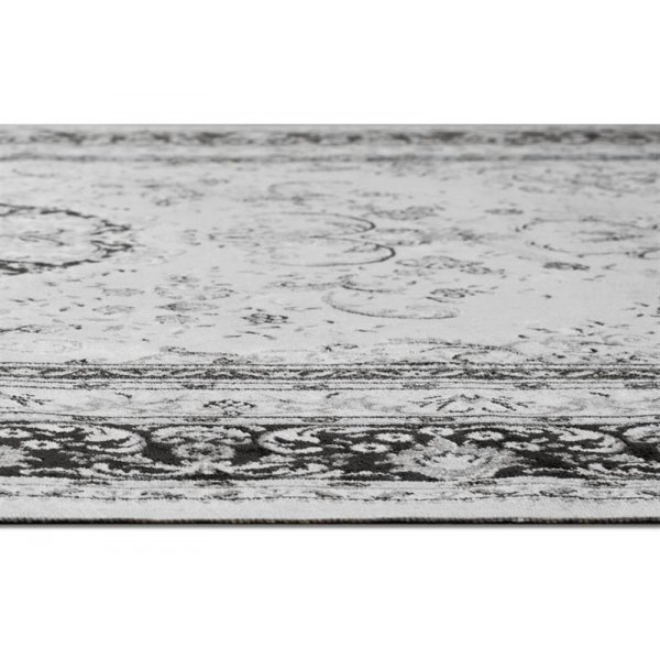 Viscose vloerkleed Abohar - Zilver