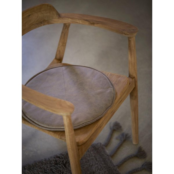 Coussin de chaise Lycke D40 cm - Marron clair Coussin de chaise Lycke D40 cm - Marron clair