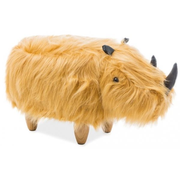 Noshrning puff - Ljus brun