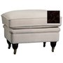 Howard Luxor Fotpall kvadratisk - Mayfair Aubergine Floral