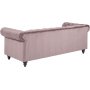 Charlietown 3-sits soffa - Puderrosa