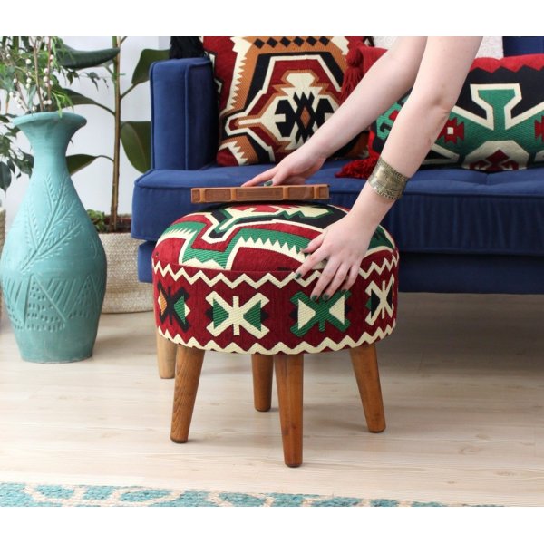 Pouf Melik 3 - Multicolore Pouf Melik 3 - Multicolore