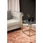 Fauteuil chesterfield Churchill - Velours gris clair