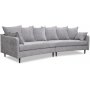 Gotland 4-sits svngd soffa 301 cm - Oxford ljusgr