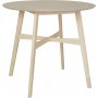 Nordic runt barbord i whitewash 107 cm