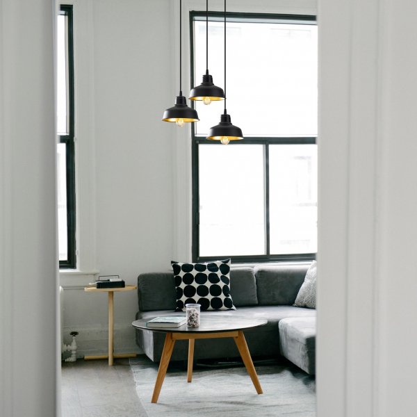 Plafonnier Bergen 181-S2 - Noir Plafonnier Bergen 181-S2 - Noir