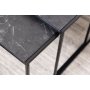 Infinity soffbord trio 120 x 60 cm - Svart