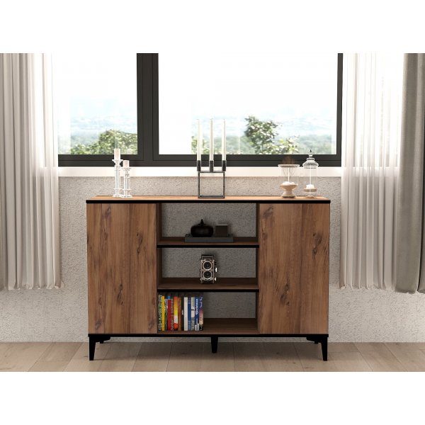 Bezen skänk - Furu/svart Bezen skänk - Furu/svart