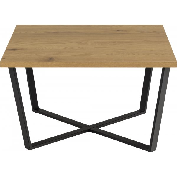 Amble soffbord 75 x 75 cm - Ek/svart
