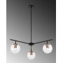 Atlas taklampa 10246 - Svart/antik
