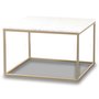Terrazzo soffbord 75x75cm - Bianco Terrazzo & underrede mssing