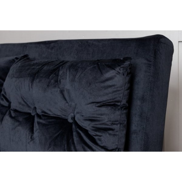 Barsa 2-sits bddsoffa - Svart