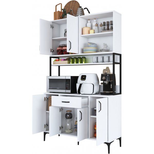 Armoire Jericho 128 - Blanc Armoire Jericho 128 - Blanc